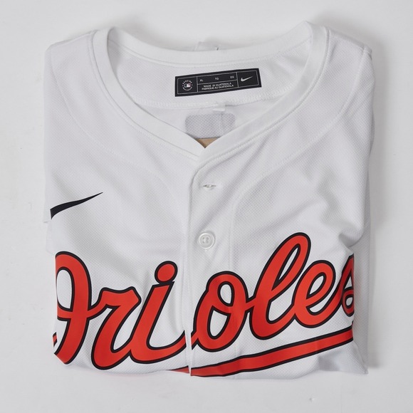 Nike MLB Baltimore Orioles Baseball Jersey Men's XL White Red Mens New with Tags - Picture 12 of 12